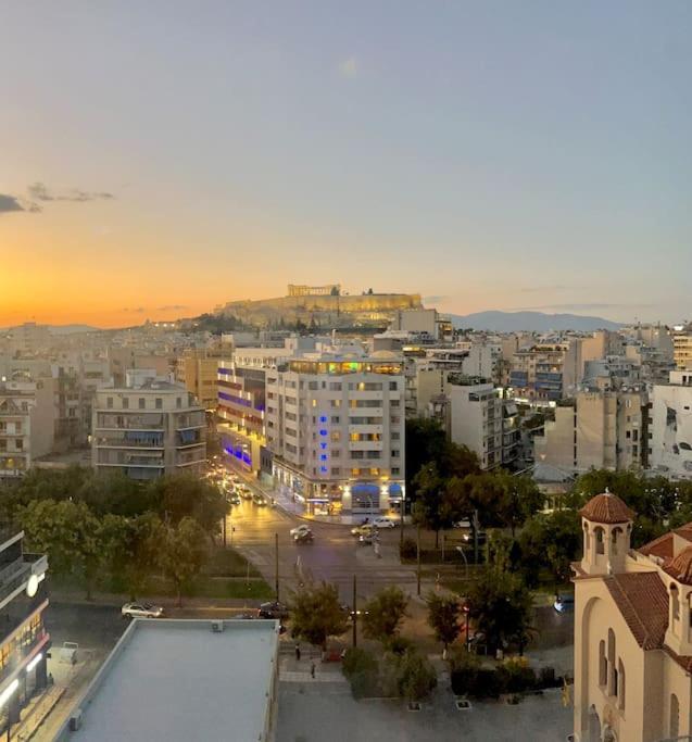Luxury Studio With Unique View Of The Acropolis Athen Exterior foto